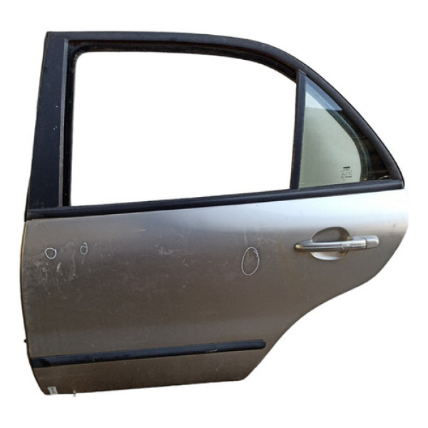 Porta Traseira Esquerda Fiat Marea Brava 1994 95 96 97 Prata Traseira Esquerdo