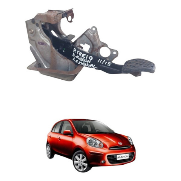 Pedal Freio Nissan March Manual 1.6 2011 A 2015