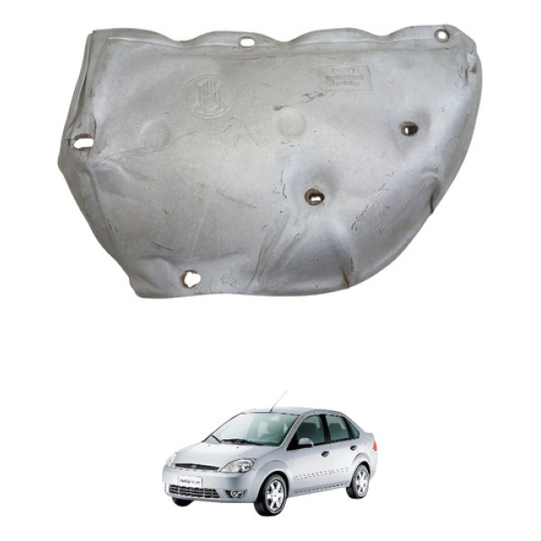 Defletor Calor Tubagem Escapamento Ford Fiesta 2004 A 2007