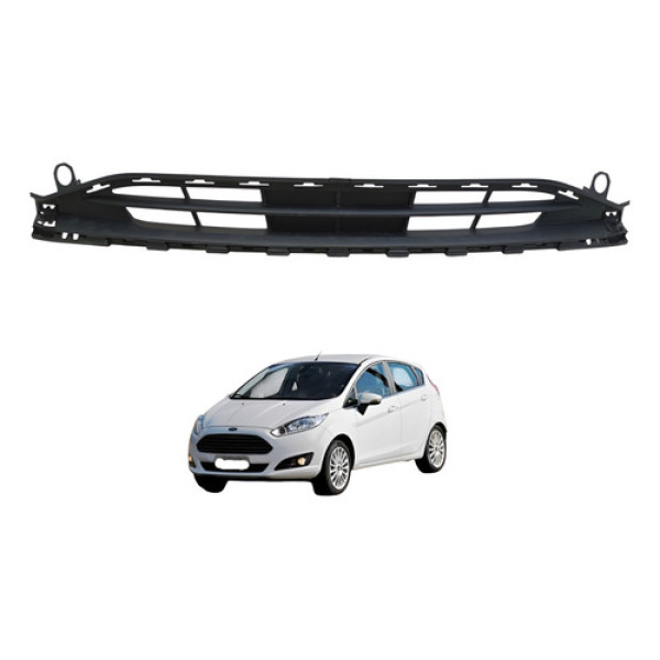 Grade New Fiesta Inf Parachoque 2014 2015 2016 2017 A 2019 Preto