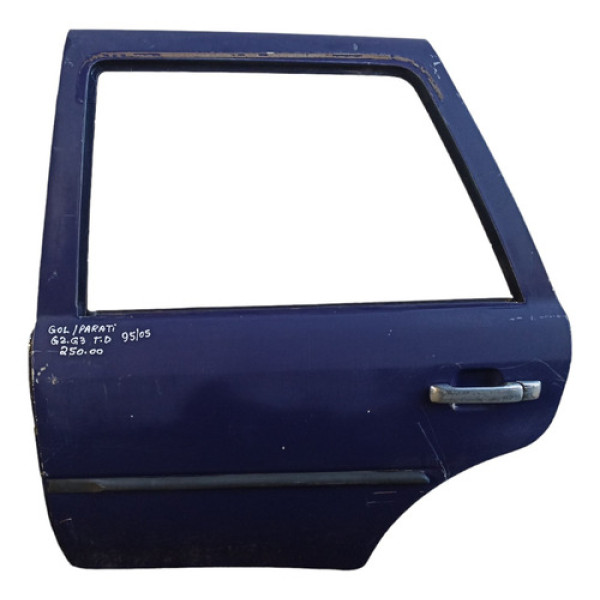 Porta Traseira Esquerda Volkswagen Gol Parati G2 G3 96/05 Traseira Esquerdo Azul