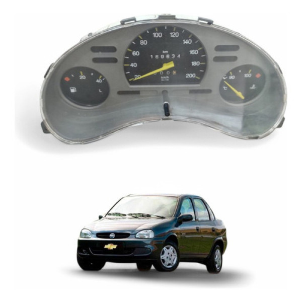 Painel Instrumento Corsa Wind Classic 1994 A 2000 90386322 Cinza