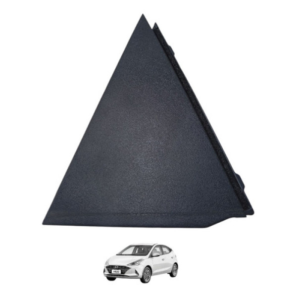 Moldura Ext Porta Tras Hb20 Hatch Esq 2020 2021 2022 Preto