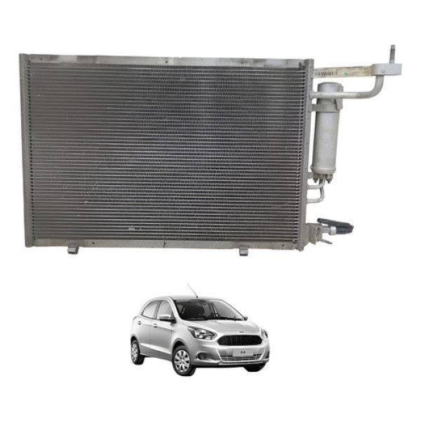 Condensador Ford Ka 1.5 14 A 19 Ae83-19e892-ab Precisa Solda