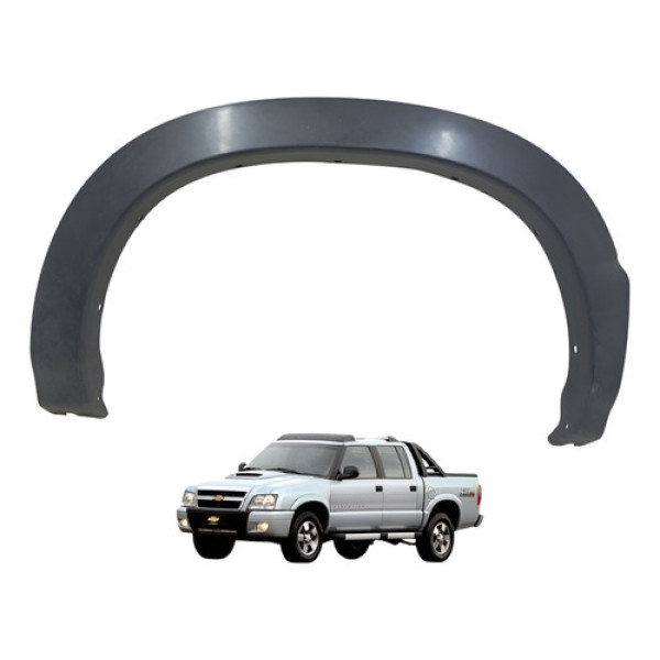 Moldura S-10 Tras Direita 2006 2007 2008 2009 2010 2011