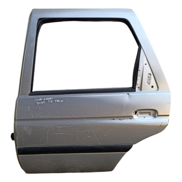 Porta Traseira Esquerda Ford Escosport Europeu 94/02 Traseira Esquerda Prata