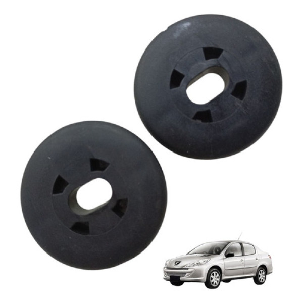 Par Acabamento Banco Peugeot 207 Passion 9625127680 Preto