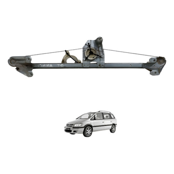Máquina Vidro Zafira Tras Direita 2001 2002 2003 2004 A 2012