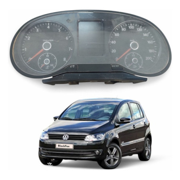 Painel Velocimetro Vw Fox Spacefox 2010 A 2012 5z0920860 Preto