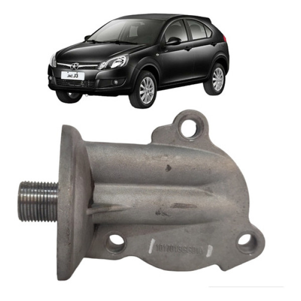 Suporte Filtro Óleo Jac J3 1.4 16v 2010 A 2013 Original Cinza