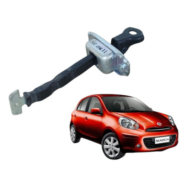 Limitador Porta Traseira Direita Nissan March 2011 A 2015