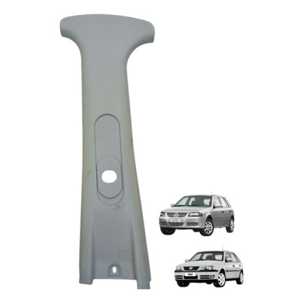 Moldura Coluna Central Lado Esquerdo Gol G3 G4 4p 06/12 