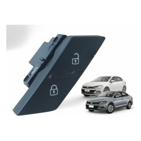 Botão Trava Destrava Porta Polo Virtus 2019 A 2023 2g0962125