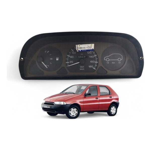 Painel Velocímetro Fiat Palio Uno 1996 A 2002 6062240010 - Preto