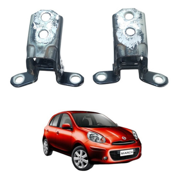 Dobradiça Porta Traseira Esquerda Nissan March 2011 A 2015