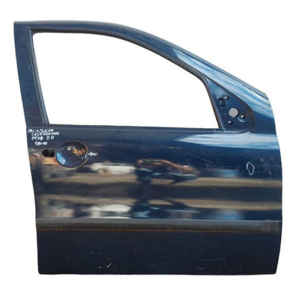 Porta Dianteira Direita Fiat Palio Siena Celebration 04/08 Dianteira Direita Azul