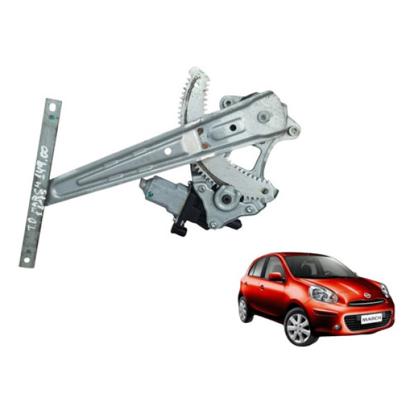 Maquina Vidro Elétrico Traseiro Direito  March 2011 A 2015