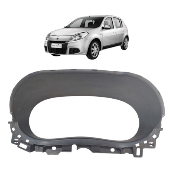 Moldura Painel Velocímetro Sandero 2007 A 13 681013892r Preto