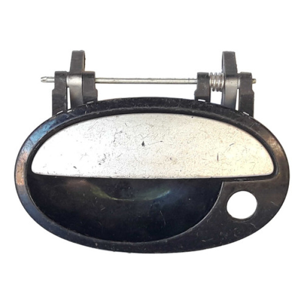 Maçaneta Externa Dianteira Esquerda Prata Preta Corsa Maxx 