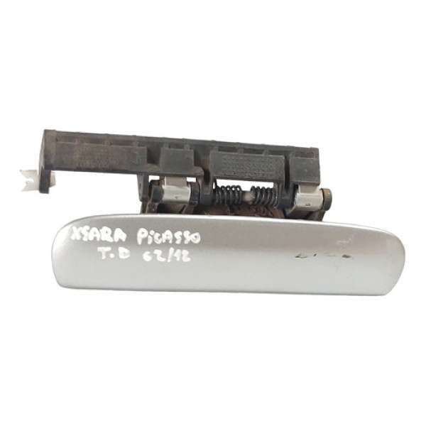 Maçaneta Externa Traseira Direita Xsara Picasso 02/12  Prata Traseira