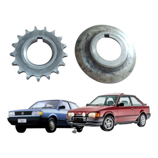 Engrenagem Corrente Motor Ford Escort Vw Gol 1985 A 1995