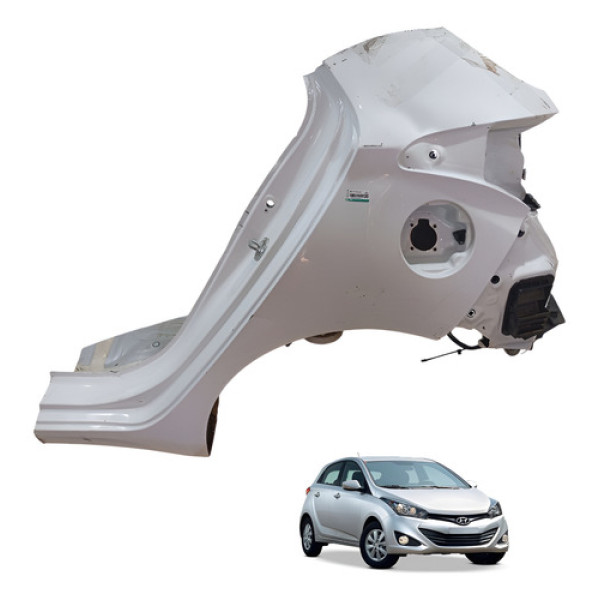 Lateral Traseira Esquerda Hb20 Hatch 2012 A 2019 Branca Branco