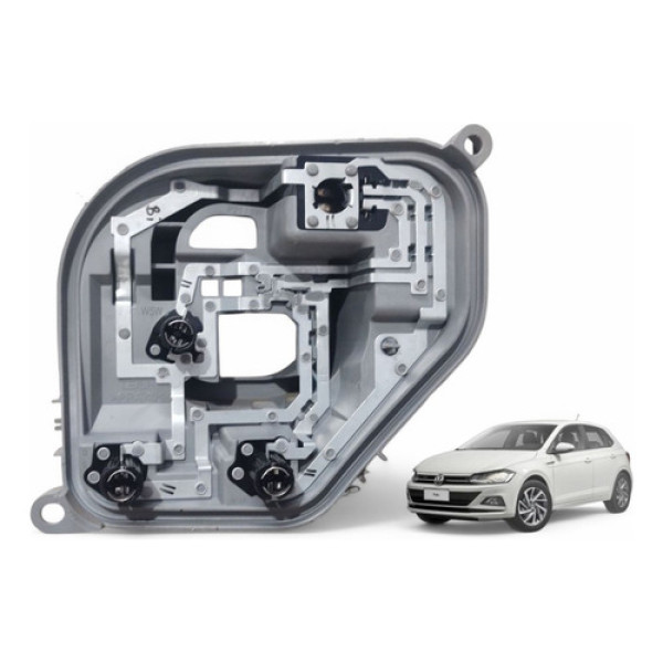 Soquete Circuito Lanterna Traseira Esquerda Polo 2017 A 2023 Esquerdo/motorista Vermelho