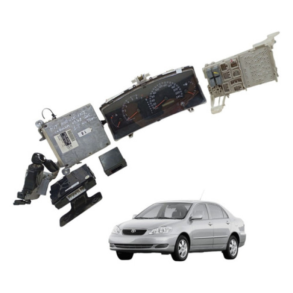 Kit Modulo Cod Injeção Corolla Xei 1.8 Autom 2003 A 2008
