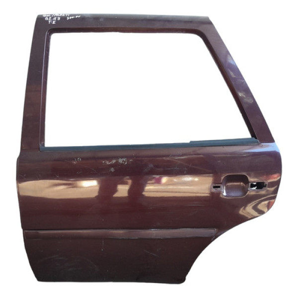 Porta Traseira Esquerda Volkswagen Gol Parati G2 G3  96/05 Traseira Esquerdo Vermelho