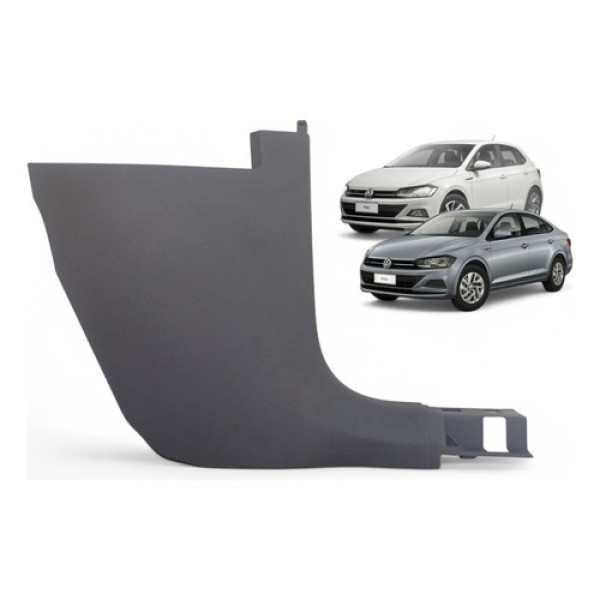 Acabamento Soleira Dianteira Direita Polo Virtus 2018 A 2023 Grafite