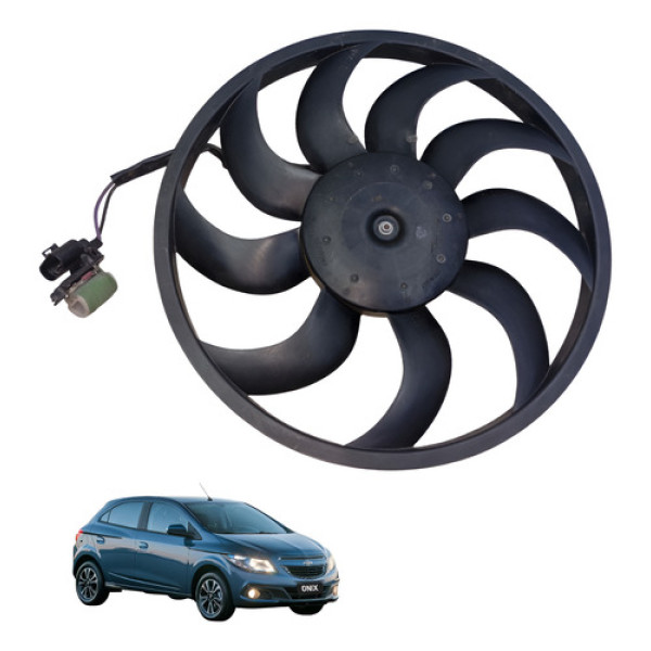 Ventoinha Cobalt Spin Onix Prisma Radiador C/ar 2011 A 2016