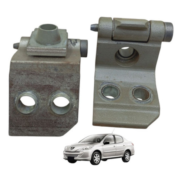 Par Dobradiça Porta Dianteira Esquerda Peugeot 206 207 