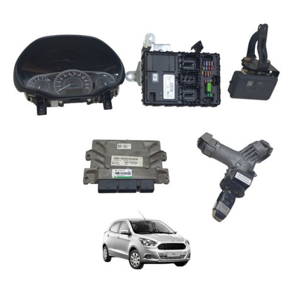 Kit Code Módulo Injeção Ford Ka 1.0 3cc Cod A2c8974280107