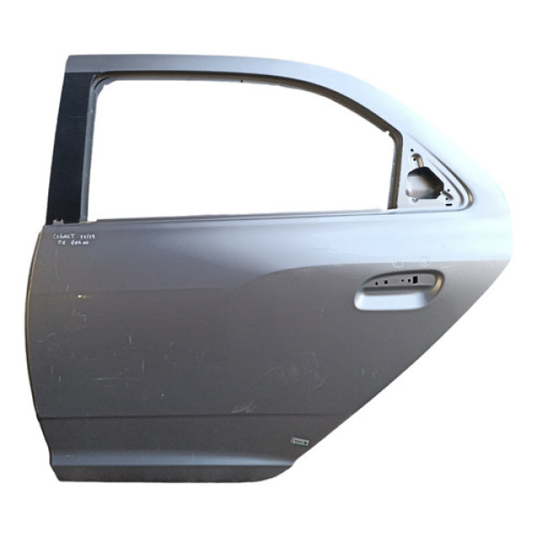Porta Traseira Esquerda Chevrolet Cobalt 2011 A 2015  Traseira Esquerda Prata