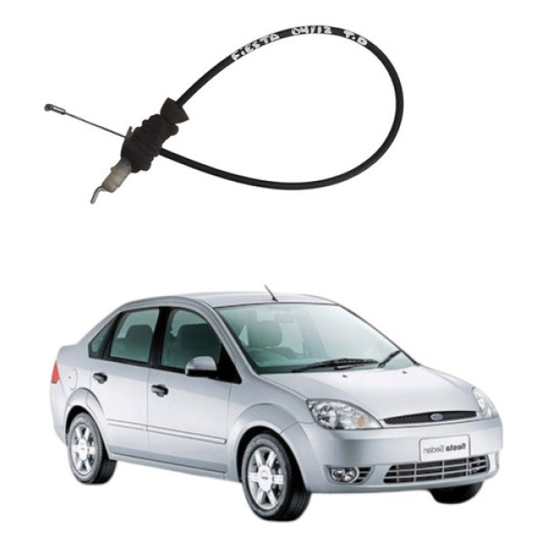 Cabo Fechadura Traseira Direita Fiesta 2004 A 2012