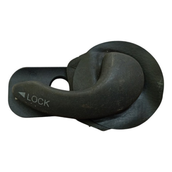 Maçaneta Traseira Direita Fiat Palio Siena 1996 1997 A 2003 Preto Traseira