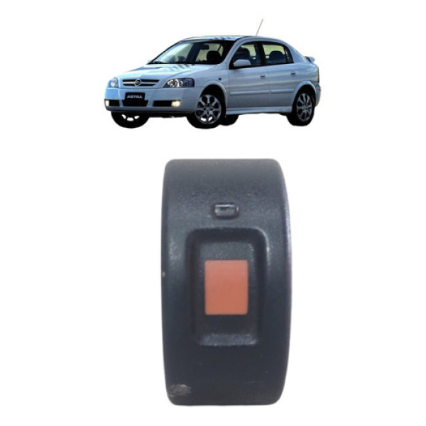 Botão Pisca Alerta Astra  1999 A 2011 Corsa Maxx 2002 A 12 Preto