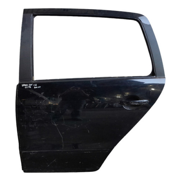 Porta Traseira Esquerda Volkswagen Spacefox 2011/2015 Traseira Esquerdo Preto