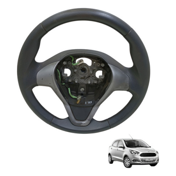 Volante Ford Ka Direção 2014 2015 2016 2017 2018 2019 A 2021 Preto
