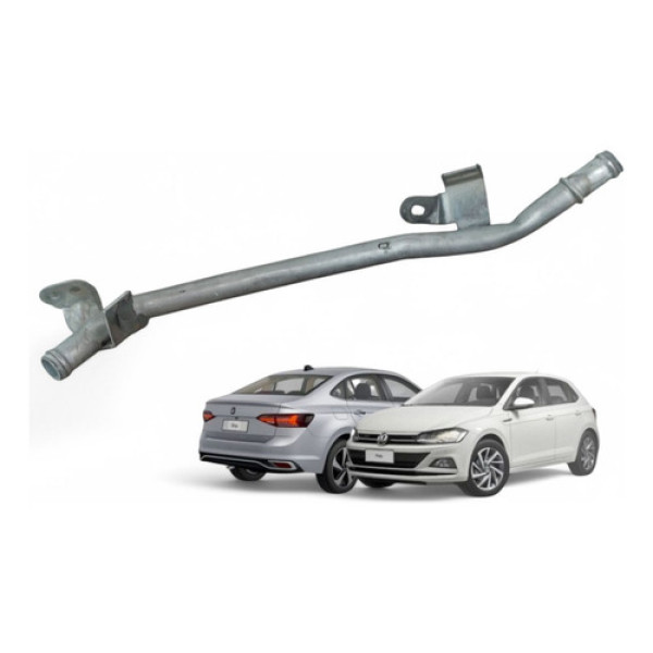 Tubo Cano D\'água Gol Fox Polo Virtus 17/22 04e121070t Origin - Prata