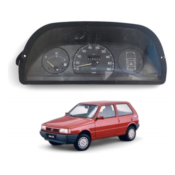 Painel Velocímetro Fiat Palio Uno 1996 A 2002 6062240010 Preto