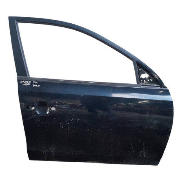 Porta Dianteira Preta Direita I30 2008/2013 Original Dianteira Direito Preto