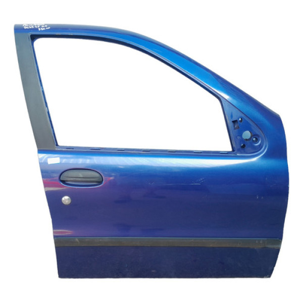 Porta Dianteira Direita Fiat Siena Palio 1996 A 2003  Dianteira Direito Azul