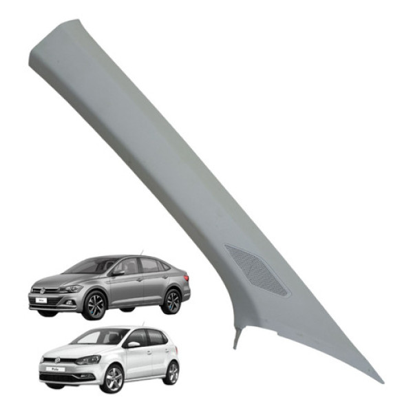 Moldura Coluna Parabrisa Lado Esquerdo Polo Virtus 17/22