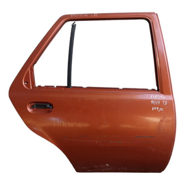 Porta Traseira Direita Fiesta 1996 A 2003 Ford  Traseira Direito Dourado