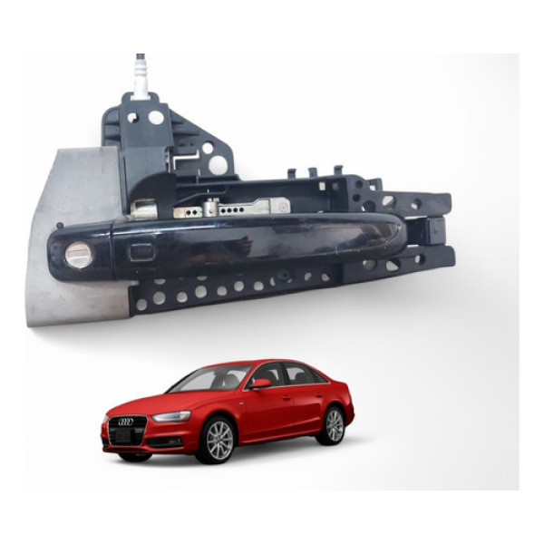 Maçaneta Externa Dianteira Esquerda Audi 2013 A 2016 Preto Dianteira