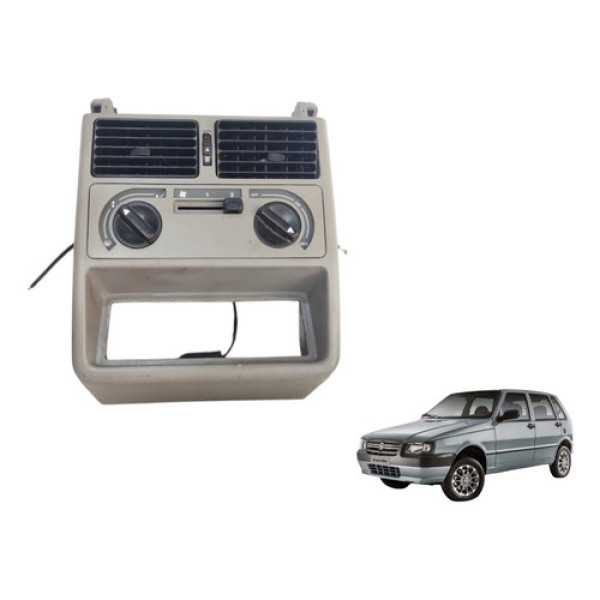 Moldura Painel Central Fiat Uno 2004 A 2011 Sem Ar