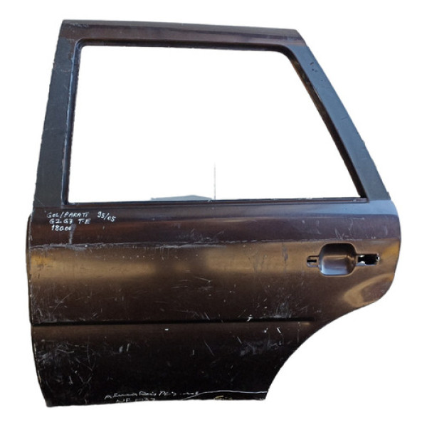 Porta Traseira Esquerda Volkswagen Gol Parati G2 G3 95/05 Traseira Esquerdo Vermelho