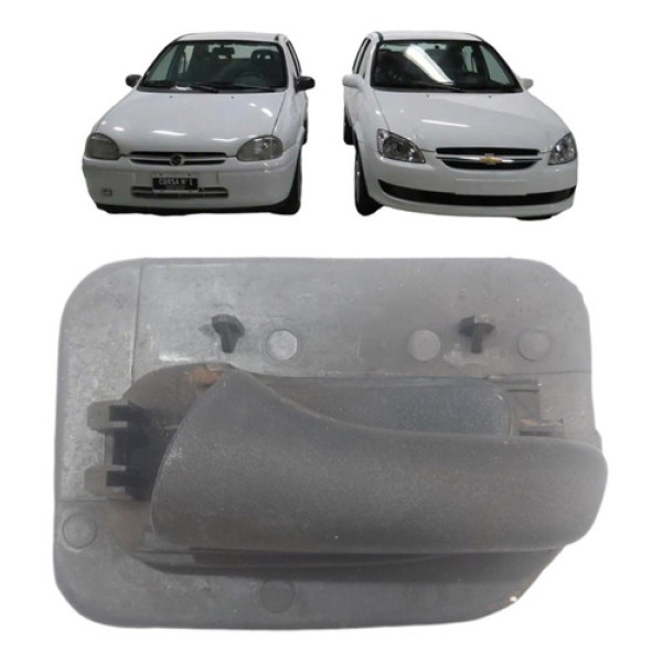 Maçaneta Int Dianteira Esquerda Classic 1996 A 16 90431361 Preto Dianteira