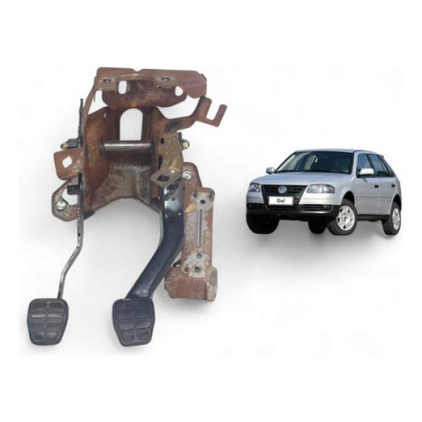 Suporte Com  Pedais Embreagem Gol Saveiro Parati 2006 A 2012